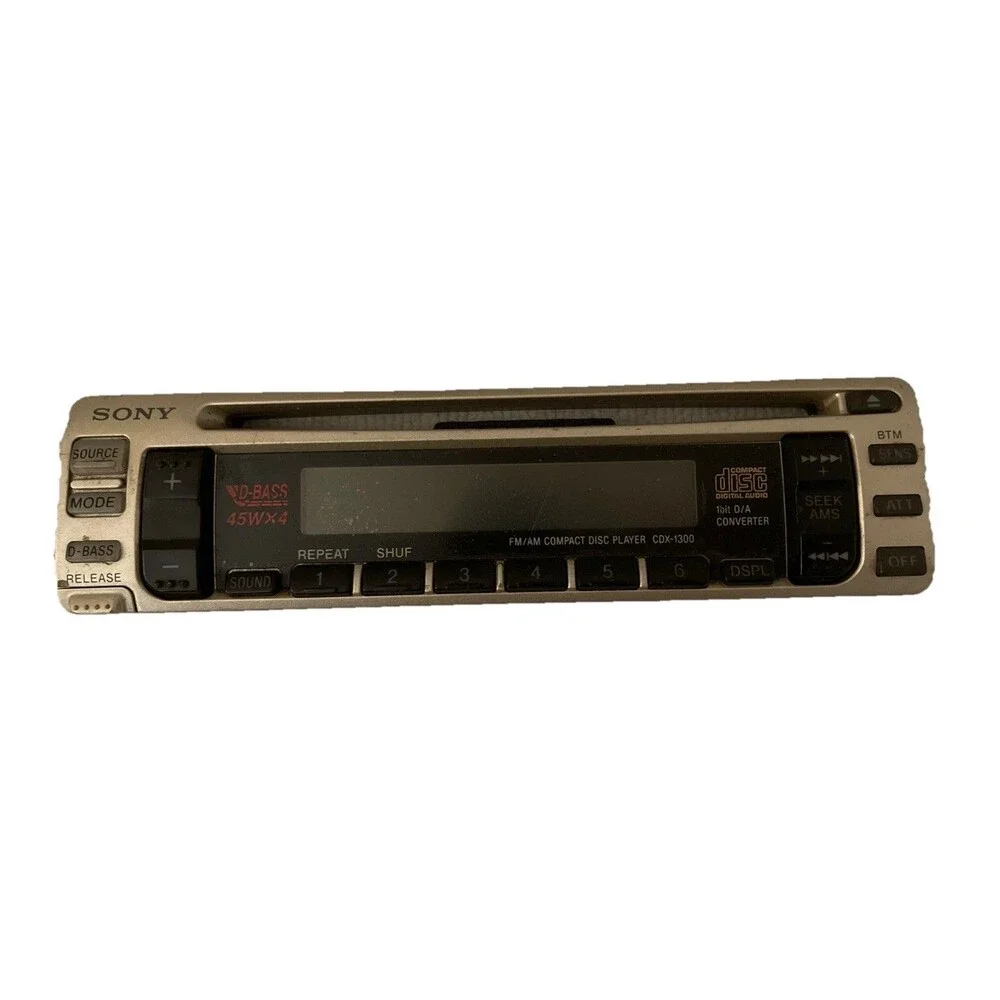 Sony CDX-1300 Replacement Faceplate For Car Stereo